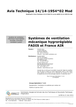 Avis Technique 14/14-1954*02 Mod