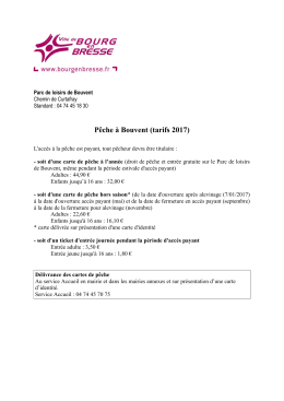 Cartes de p&ecirc;che 2016 (pdf - 117,64 ko) - Ville de Bourg-en