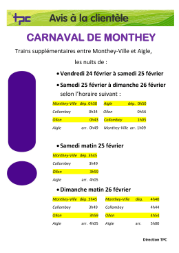 carnaval de monthey