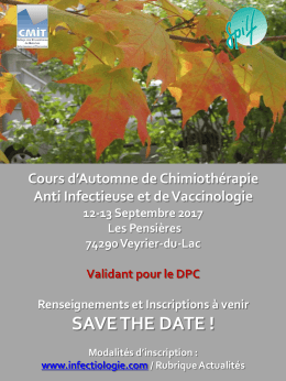 Affiche - Infectiologie