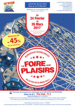 24 Février 26 Mars 2017*