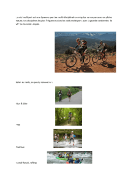 Le raid multiport est une épreuve sportive multi