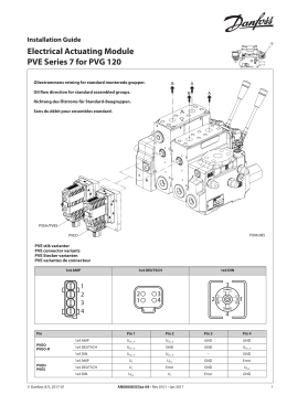 PVE Series 7 for PVG 120 Electrical Actuating Module