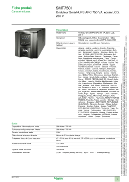 SMT750I - OPS Schneider Electric