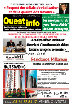 Jeudi 12 Janvier 2017 - Ouest-Info