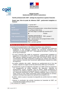 2017-2 SG gestionnaire budgétaire et financier
