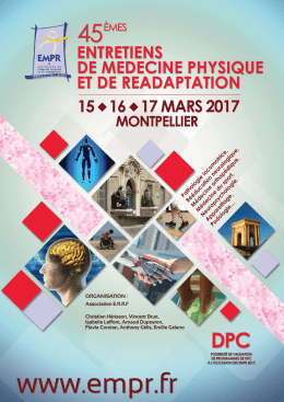 Rhumatismes inflammatoires de l`adulte et MPR