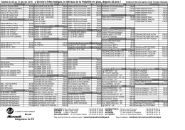 pc a la carte tarifs - L`Univers Informatique