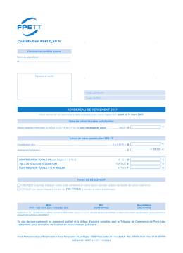 Bordereau FSPI 0,50% 2017 (MS 2016)