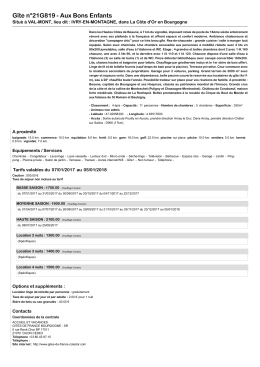 G&icirc;te n&deg;21G819 - Aux Bons Enfants