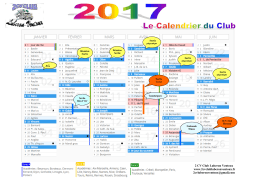 Calendrier du Club - 2cv club Luberon