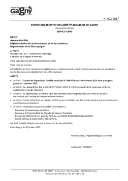 Voir l`arr&ecirc;t&eacute; municipal num&eacute;ro 002-2017 (format pdf, 121 Ko )