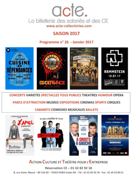 T&eacute;l&eacute;charger le programme N&deg;26