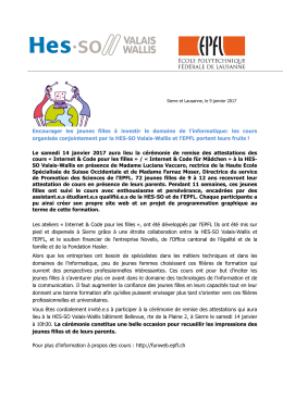Communiqué de presse VS Internet et code pour les filles janv 2017