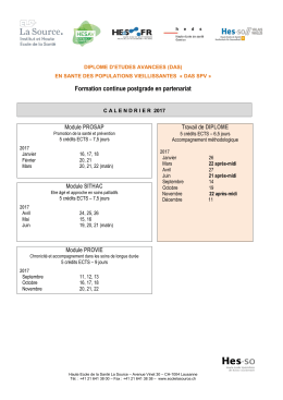 Formation continue postgrade en partenariat