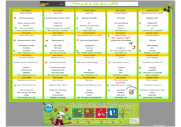 Menus CAPG scolaire du 09.01.17 au 03.02.17