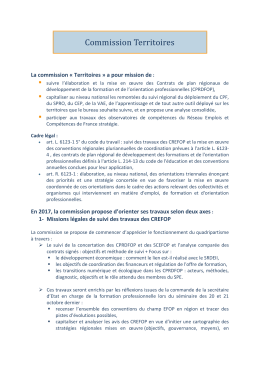 Commission Territoires