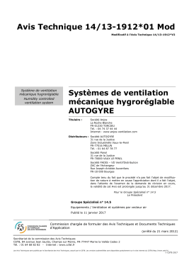 Avis Technique 14/13-1912*01 Mod