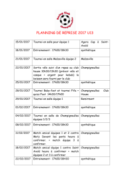 Nom, Prénom - RC Champigneulles