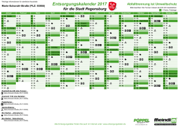 Entsorgungstermine Marie-Schandri-Straße (PLZ: 93055) 2017 von