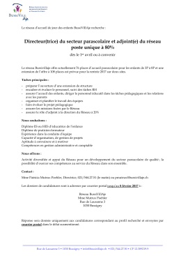 Directeur(trice)