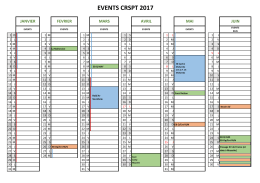 EVENTS CRSPT 2017