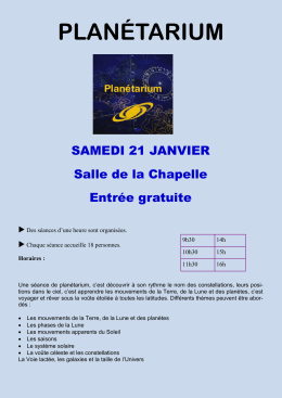 plan&eacute;tarium