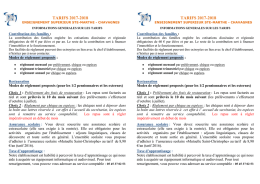 tarifs 2017-2018 tarifs 2017-2018 - Sainte Marthe
