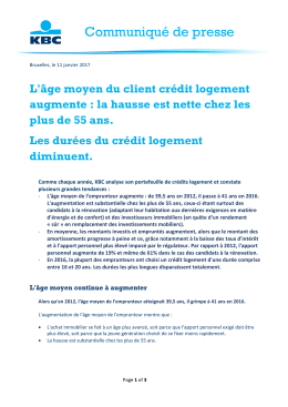 Communiqu&eacute; de presse