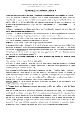 Correction - Toile SES