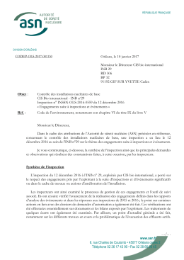 …/… www.asn.fr 6, rue Charles de Coulomb • 45077 Orléans cedex