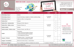 Mesure! - Centre d`éducation aux adultes de Bellechasse