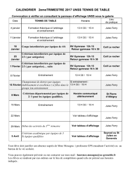 programme TT 2017 - Collège Jules Ferry