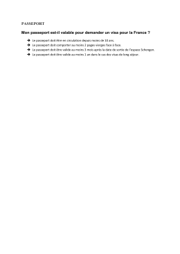 passeport - VFS Global