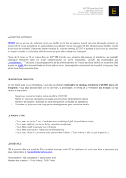 Chief Marketing Officer D&egrave;s que possible En lien direct avec