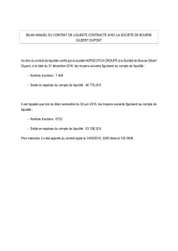 St&eacute; de Bourse Gilbert Dupont