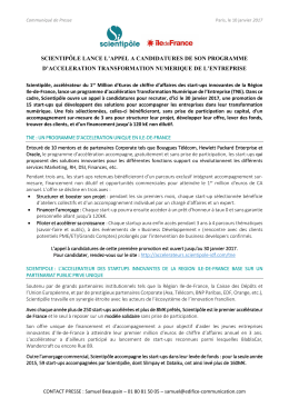 Programme d`accélération Transformation Numérique de