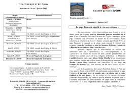 vie liturgique et reunions - Église catholique en Gironde