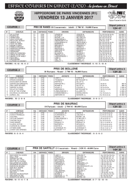 ECD R1 du Vendredi 13 Janv 2017