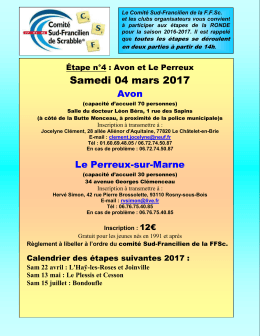 Le Comité Sud-Francilien de la F