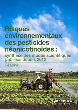 Risques environnementaux des pesticides