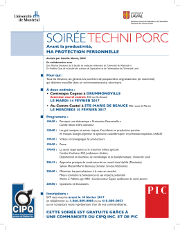 Soirées Techniporc 2017