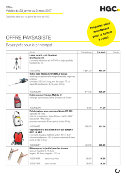 offre paysagiste