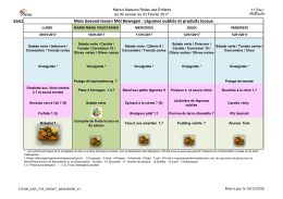 menu du 09.01. - 03.02.2017 - version française