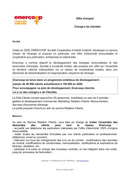 En savoir plus sur l`offre d`emploi