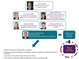 Diapositive 1 - Portail de l`économie et des finances