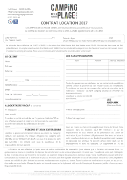 contrat location 2017