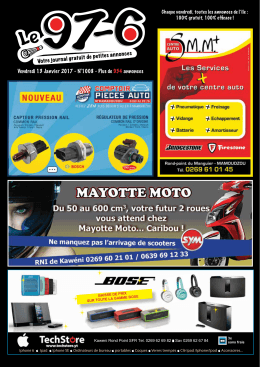 Vendredi 13 Janvier 2017 - N°1008