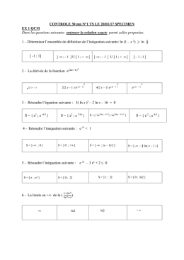specimen du 20/ 01