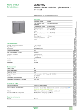 T&eacute;l&eacute;charger la fiche technique du produit